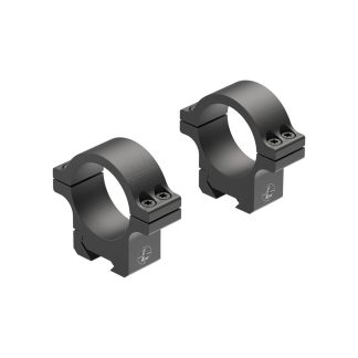 Leupold Open Range Rimfire Cross-Slot Rings 30mm High Black