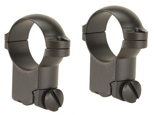 Leupold 2-Piece Solid Steel Ringmounts - Ruger M77 1" Super High Matte Black
