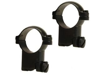 Leupold 2-Piece Solid Steel Ringmounts - Ruger M77 1" Super High Matte Black