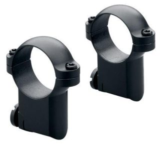 Leupold 2-Piece Solid Steel Ringmounts - Ruger No. 1 & 77/22 30mm High Gloss Black