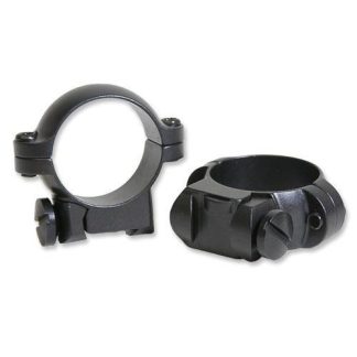 Leupold 2-Piece Solid Steel Ringmounts - Ruger No. 1 & 77/22 1" Low Matte Black