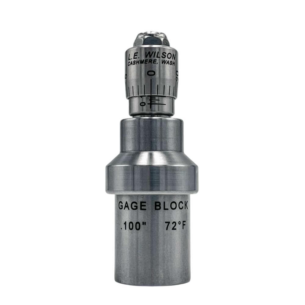 L.E. Wilson Case Case Gage Depth Micrometer