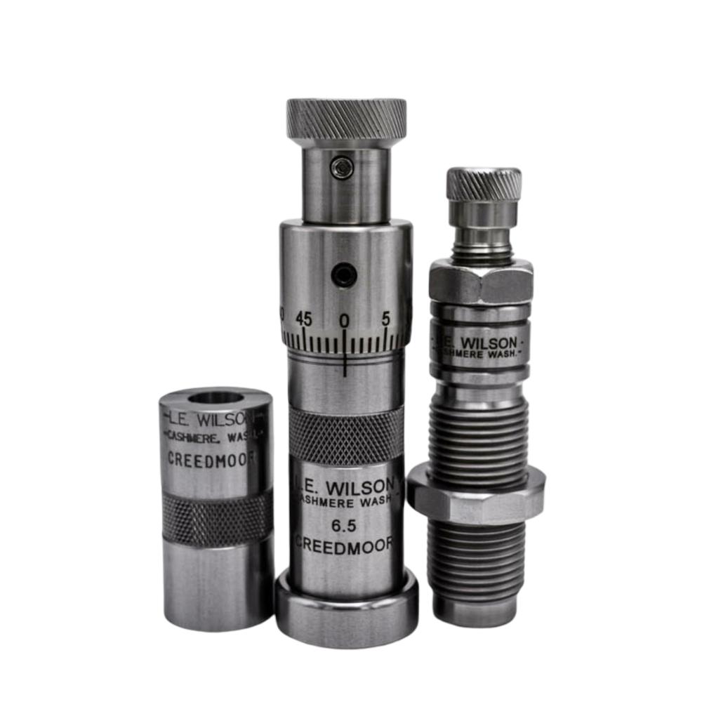 L.E. Wilson Die Kit 2 6.5 Creedmoor with Plastic Case