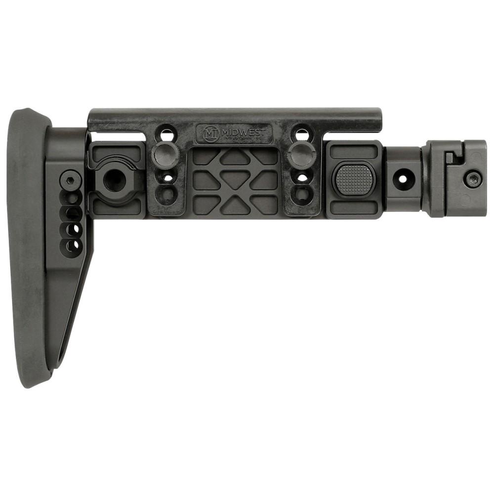 Midwest Industries Alpha Series Picatinny Folding Stock Black