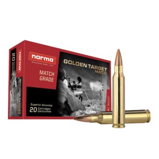 Norma Golden Target Match Rifle Ammunition .223 Rem 69 gr BTHP 2936 fps 20/ct