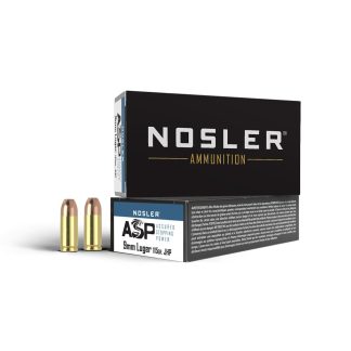 Nosler Match Grade Handgun Ammunition 9mm Luger 115 gr JHP 1170 fps 50/ct