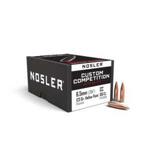 Nosler Custom Competition Rifle Bullets 6.5mm .264" 123 gr HPBT 100/ct
