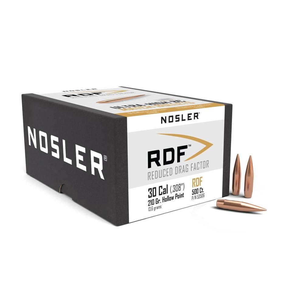 Nosler RDF Rifle Bullets 30 Cal .308" 210 gr HPBT 500/ct