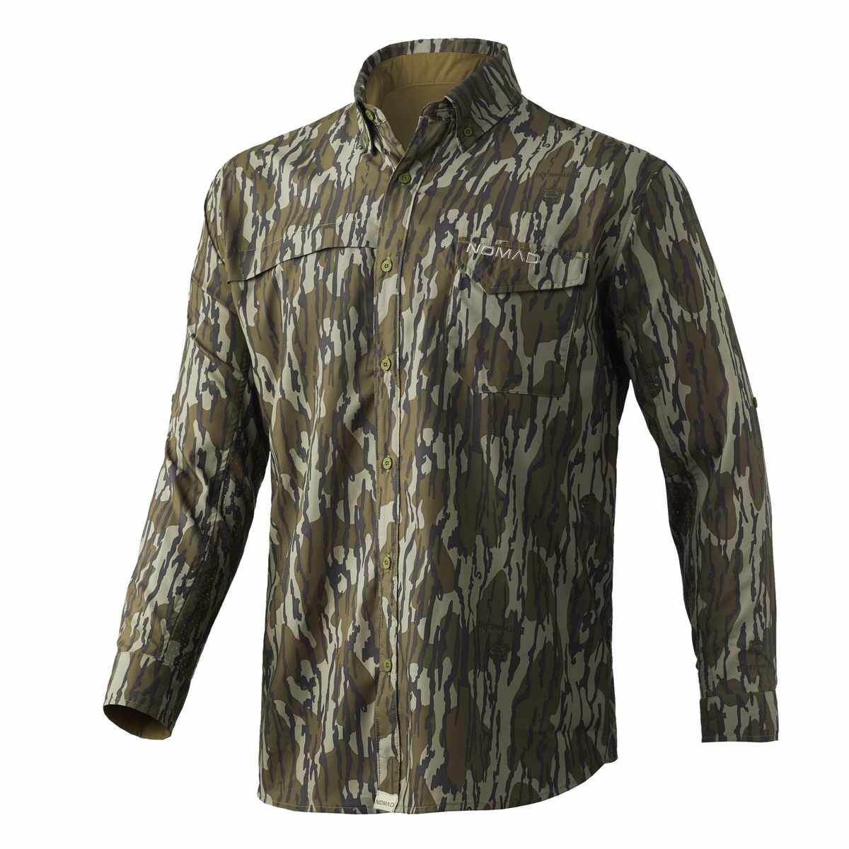 Nomad Stretch-Lite Long Sleeve Shirt Mossy Oak Bottomland 2XL