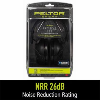 Peltor Sport Tactical 500 Electronic Ear Muffs 26dB Black