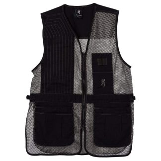 Browning Trapper Creek Mesh Shooting Vest Grey 2XL