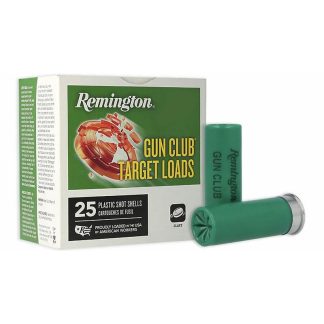 Remington Gun Club Target Load 12 ga 2 3/4" 2 3/4 dr 1 oz #8 1185 fps 25/ct