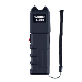 Sabre 2-in-1 Tactical Stun Gun with Anti-Grab Technology - 1.250 uC LED Flashlight