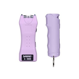 Sabre Pepper Spray and 2-in-1 Stun Gun Multi-Range Protection Pack Purple
