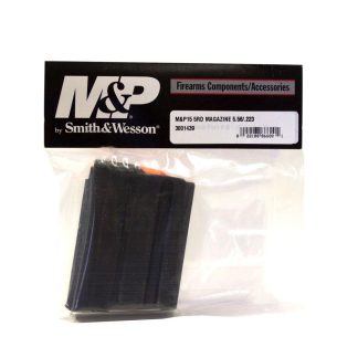 Smith & Wesson M&P15 Rifle Magazine Black Steel .223 5/rd