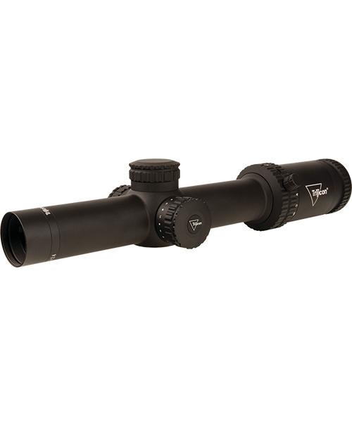 Trijicon Credo 1-6x24 (SFP) 30mm Rifle Scope w/Red BDC Segmented Circle .223 Low Capped Adjusters