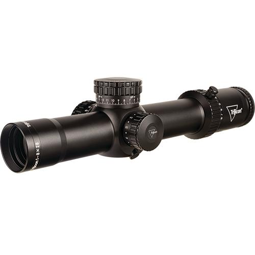 Trijicon Credo HX 1-8x28 (FFP) 34mm Rifle Scope w/Red/Green MOA Segmented Exposed Locking Adjusters
