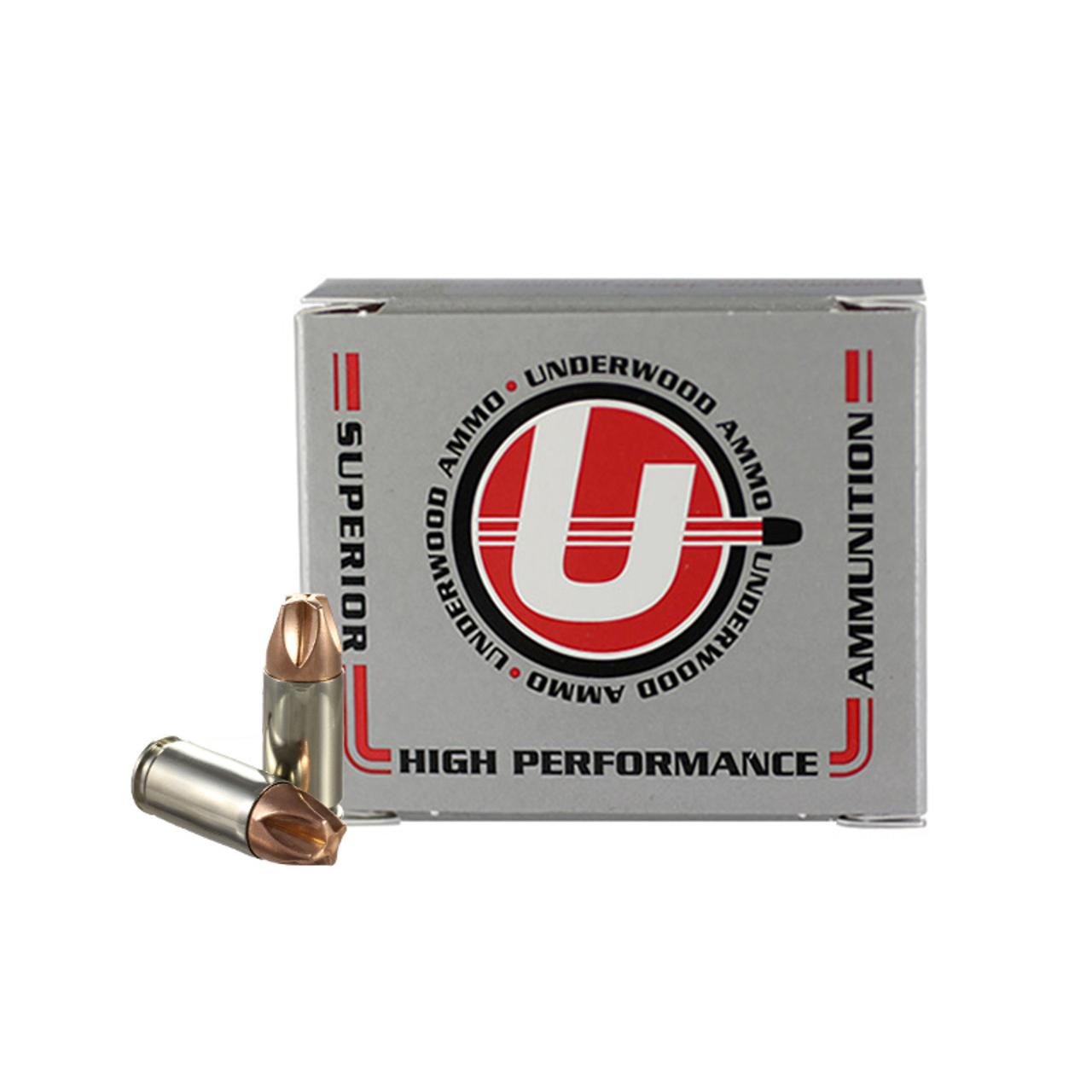 Underwood Xtreme Defender Handgun Ammunition 9mm Luger(+P) 90gr Solid 1475 fps 20/rd