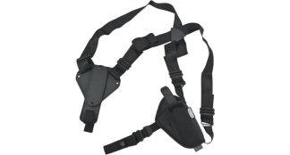 Uncle Mike's Plain Black Nylon Shoulder Holster 8705 AM#5