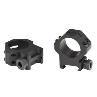 Weaver 4-Hole Tactical Picatinny Aluminum Scope Rings 1" High Matte
