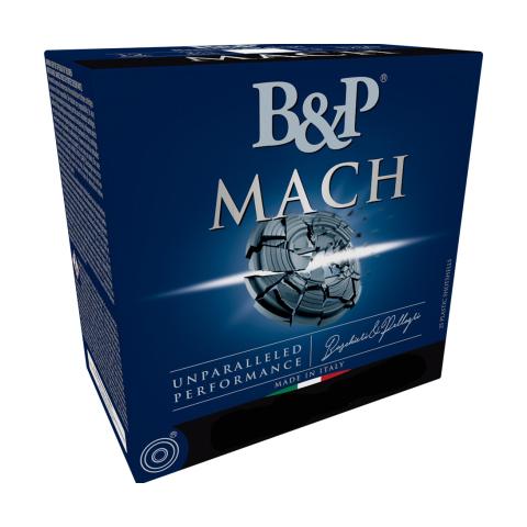 B&P Mach Professional Handicap Shotshells 12ga 2-3/4 In 1-1/8 oz #8 1300 fps 25/ct