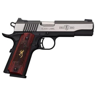 Browning 1911-380 Black Label Medallion Pro Handgun .380 Auto 8rd Magazine 4.25" Barrel Combat Sights