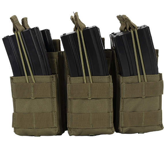 MKS Full Forge Gear Triple Magazine Pouch Green