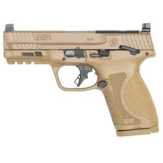 SMITH & WESSON M&P 9 COMPACT M2.0 FDE 4" PSTL O/R TS 15RD