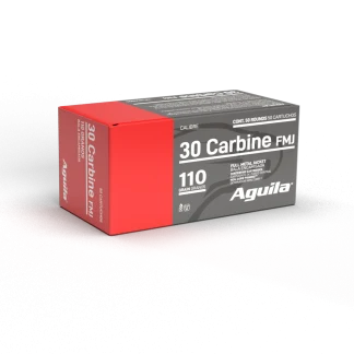 AGUILA 30 CARBINE FMJ 110GR 50RD BX 20 BXS PER CS