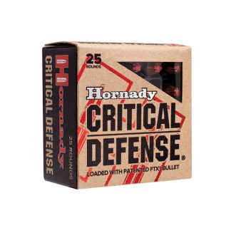 HORNADY CRITICAL DEFENSE 357MAG 125GR FTX 25RD BX 250RD CASE