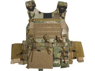 GUARD DOG TRAKR PLATE CARRIER MULTI CAM W/ PLACARD (14999)