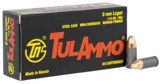 TULAMMO 9MM 115GR FMJ 50RD BOX