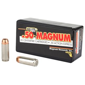 MAGNUM RSRCH 50AE 300GR JHP 20RD BX 20 BOXES PER CASE