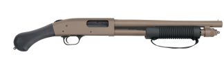 MOSSBERG 590 SECURITY SHOCKWAVE 12G 14.375" FDE CEREKOTE/BLK 5RD