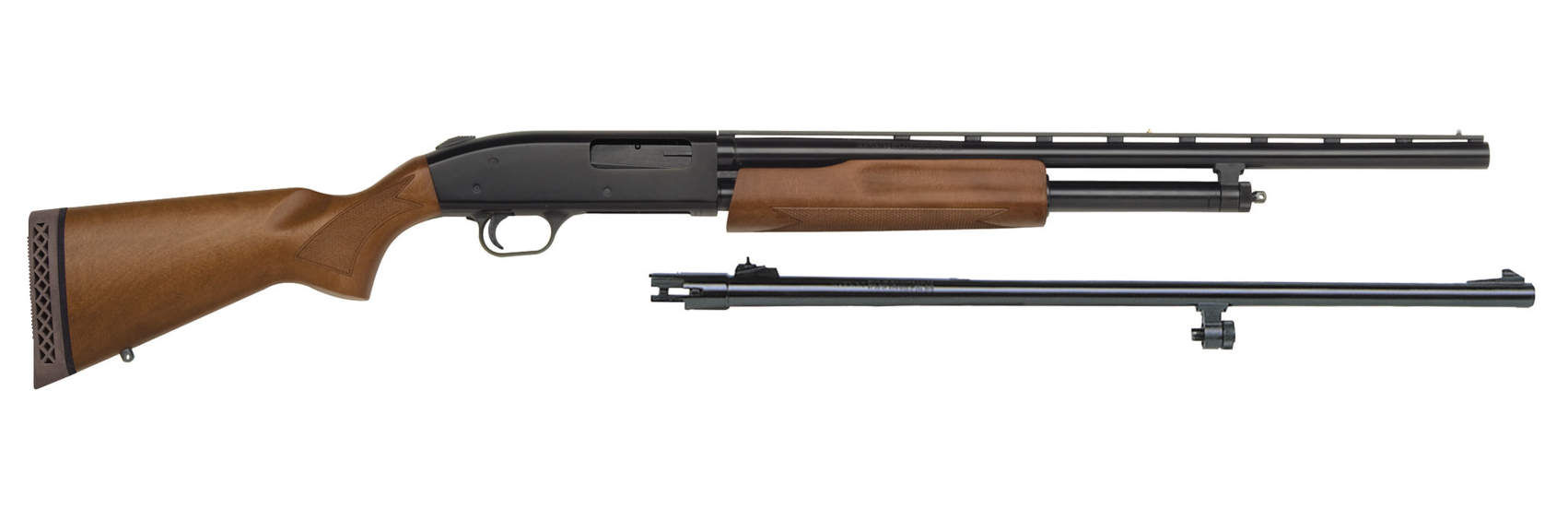 MOSSBERG 500 BANTAM COMBO 20G 22"/24" BLUED/WOOD 5RD