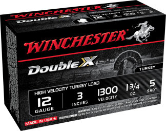 WINCHESTER DOUBLE X 12G 3" #5 1-3/4OZ 10RD BX 100RD CS