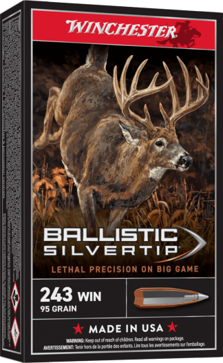WINCHESTER BALLISTIC SILVERTIP 243WIN 95GR 20RD BX 200RD CASE