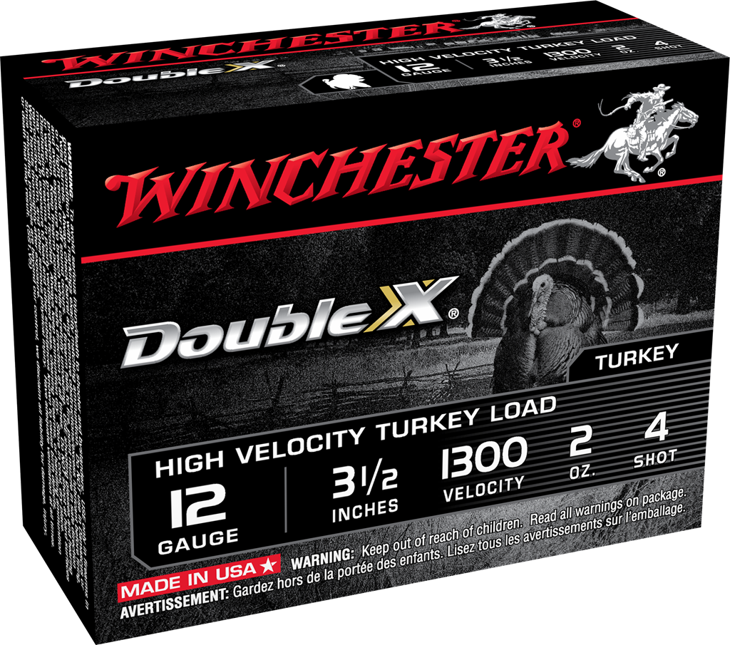 WINCHESTER DOUBLE X 12G 3.5" #4 2OZ 10RD BX 100RD CS
