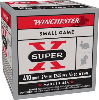 WINCHESTER SPR-X HB GL 410 21/2 #6 25RD BX 250RD CASE