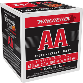 WINCHESTER AA SUPER SPORT 410GA 2 1/2" 1/2 OZ #8.5 25RD BX 250RD CASE