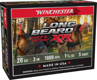 WINCHESTER LONG BEARD XR 20G 3" #5 1.25OZ 10RD 100RD CS