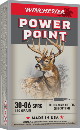 WINCHESTER SUPER X POWER POINT 30-06SPRG 180GR 20RD BX 200RD CASE