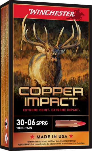 WINCHESTER COPPER IMPACT 3006SPFLD 180G LF 20RD BX 200RD CASE