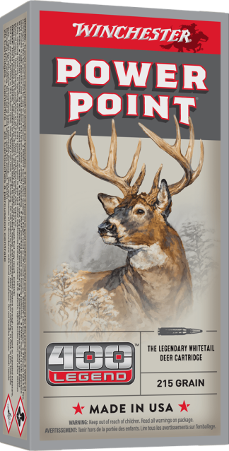 WINCHESTER SUPER X POWER POINT 400 LEGEND  215G 20RD BX 200RD CASE