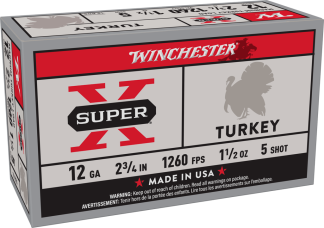 WINCHESTER SUPER X TKY LOAD 12G 23/4 11/2 #5
