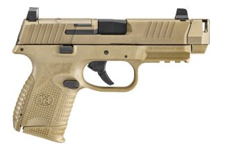 FN 509 COMPACT MRD COMPENSATED 9MM PSTL FDE 1-12RD, 1-15RD