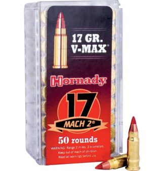 HORNADY VARMINT EXPRESS 17 MACH2 17GR V-MAX 50RD BX 2000RD CASE