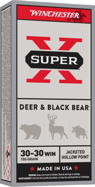 WINCHESTER SUPER X POWER POINT 30-30WIN 150GR HP 20RD BX 200RD CASE