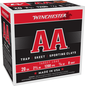WINCHESTER AA SKEET LD 20GA 23/4 #8