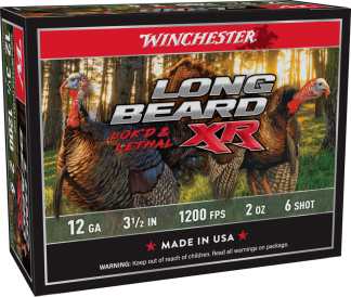 WINCHESTER LONG BEARD XR 12G 3.5" #6 2OZ 10RD BX 100RD CS